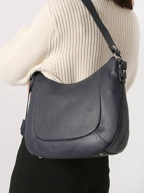 Schoudertas Confort Leder Hexagona Blauw confort 464779 ander zicht 1